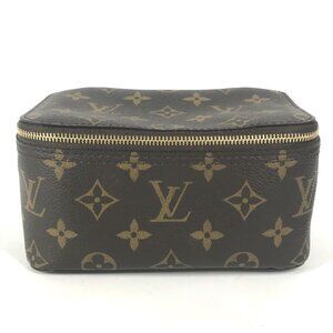 LOUIS VUITTON Authentic Brown Monogram Canvas Pouch